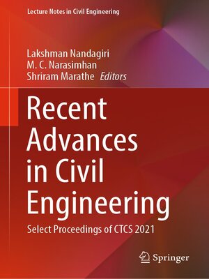 cover image of Recent Advances in Civil Engineering